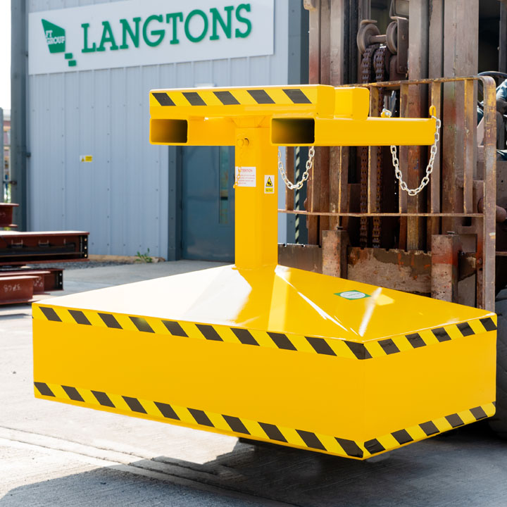 Forklift Waste Compactor Langtons (Northallerton) Ltd Steel Fabricators