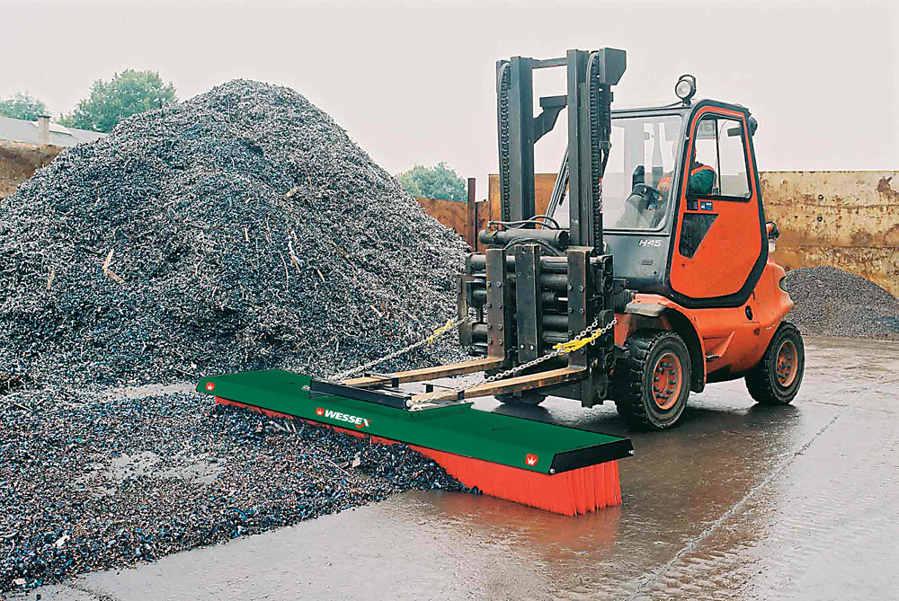 Forklift Brush Attachment Langtons (Northallerton) Ltd Steel